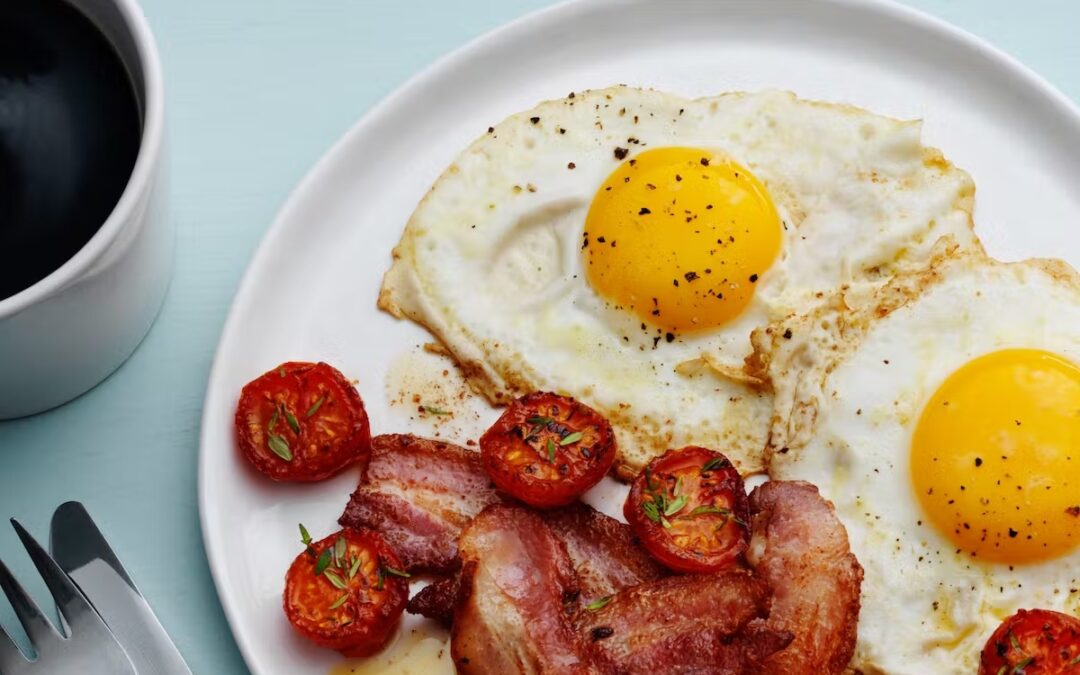 keto bacon and eggs